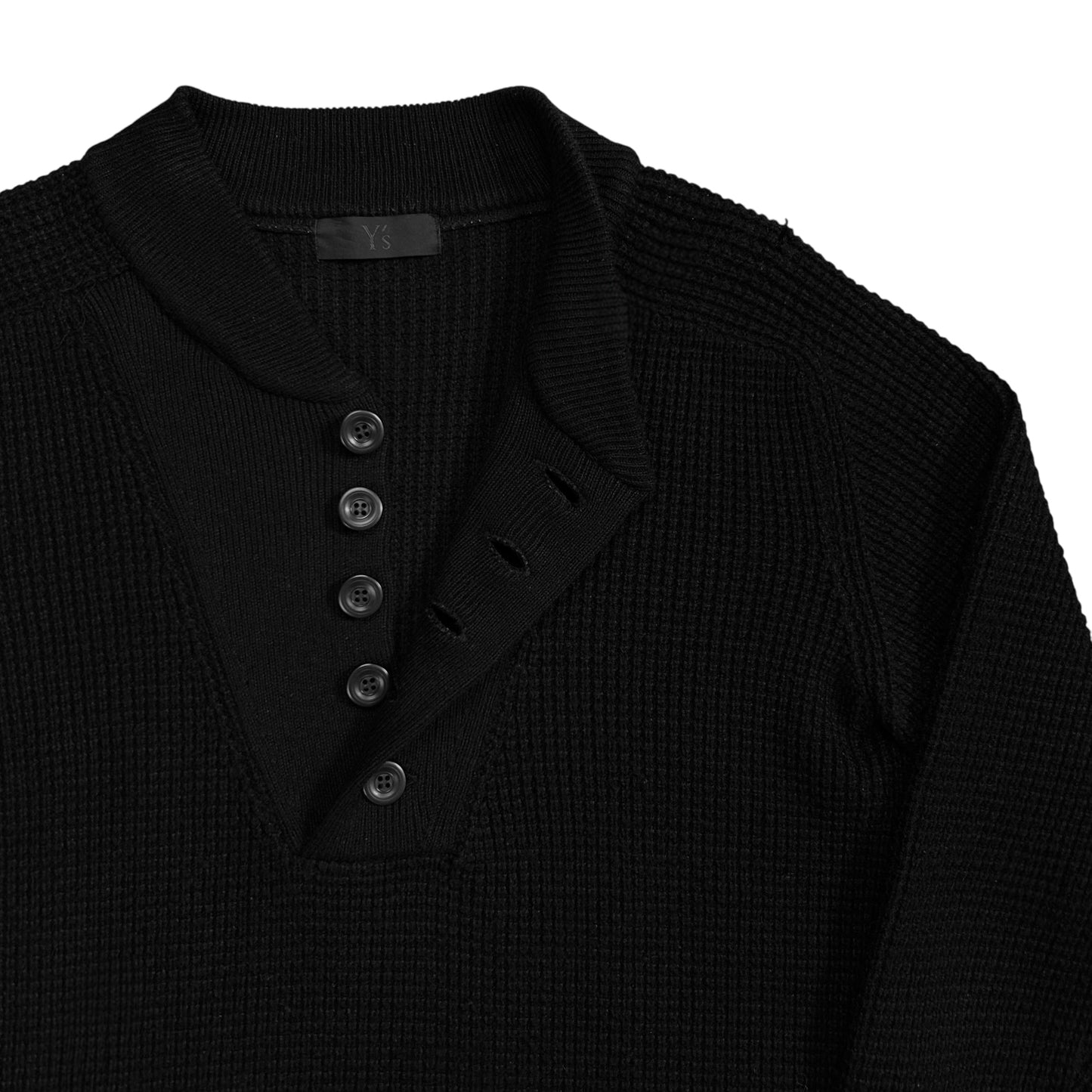 Y‘s by Yohji Yamamoto Buttoned Knit Sweater