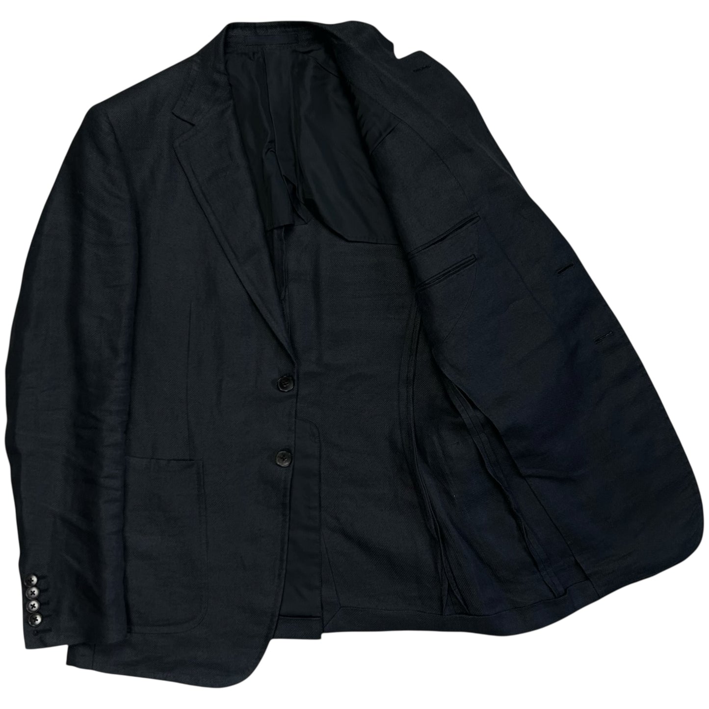 Gucci by Tom Ford Shoulder Padded Linen Blazer