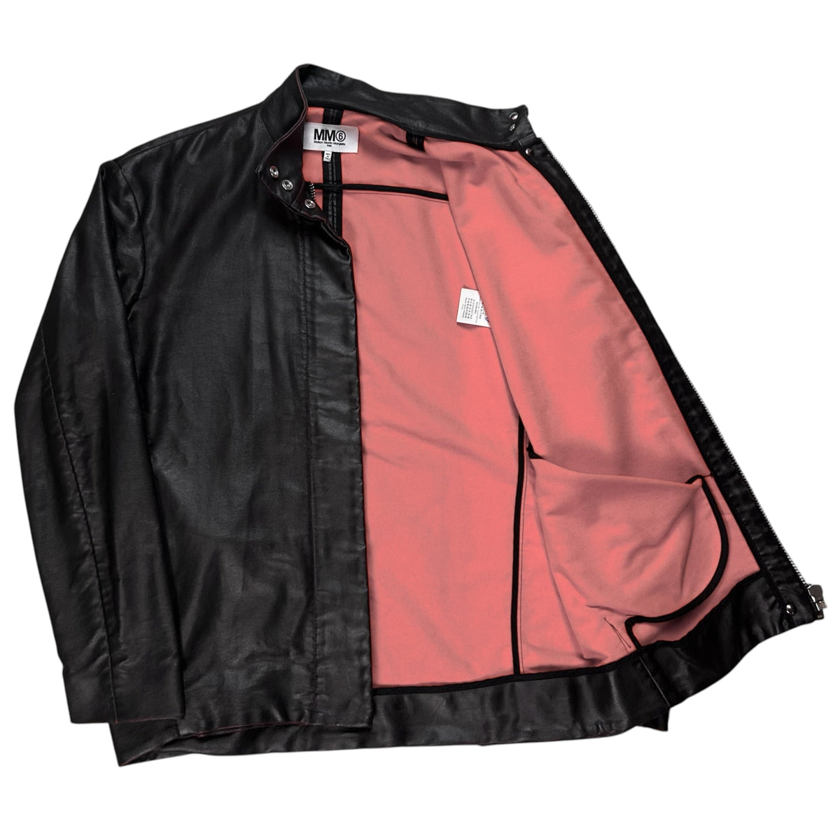 MM6 Maison Martin Margiela Strapped Waxed Cafe Jacket - AW14