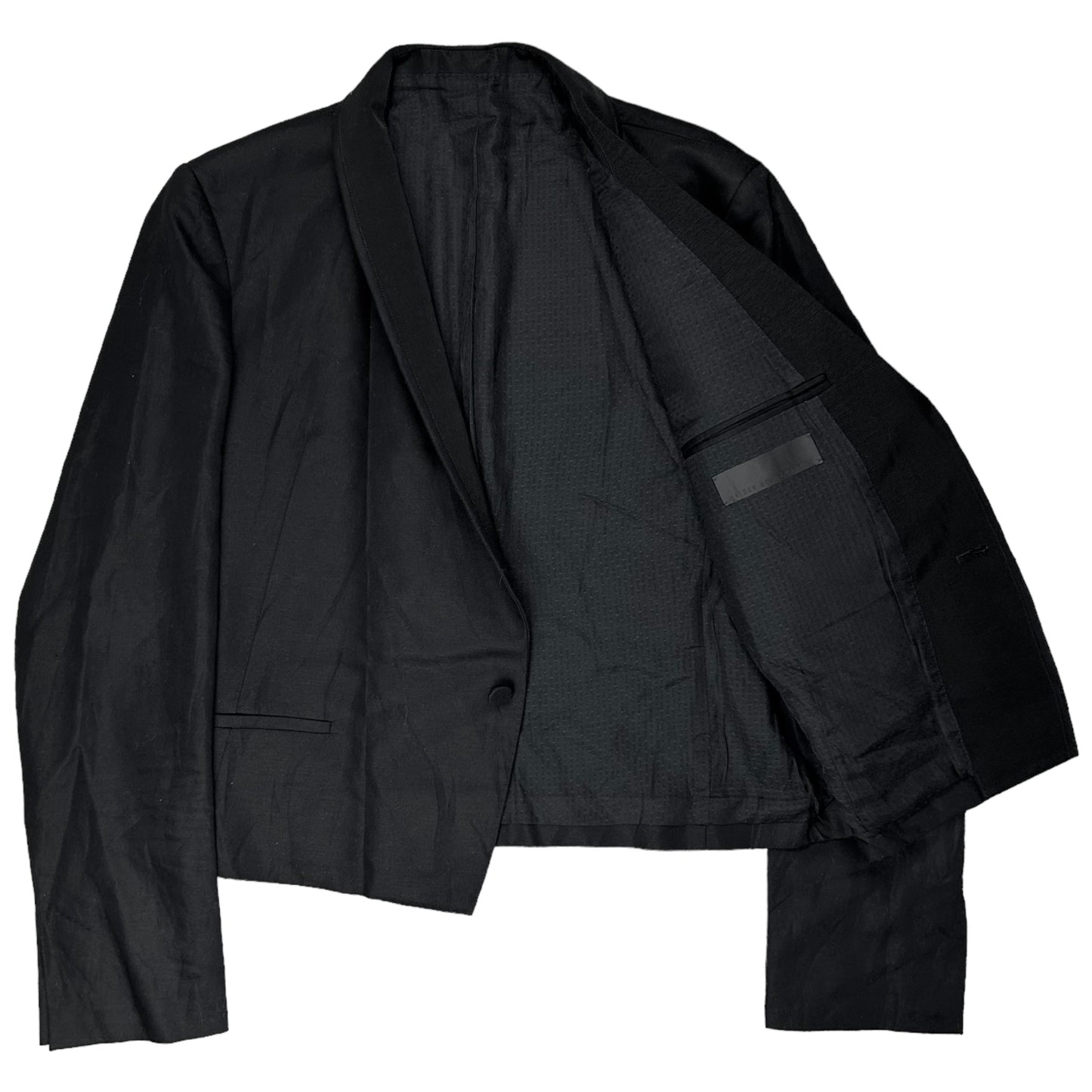 Haider Ackermann Cropped Single Button Blazer