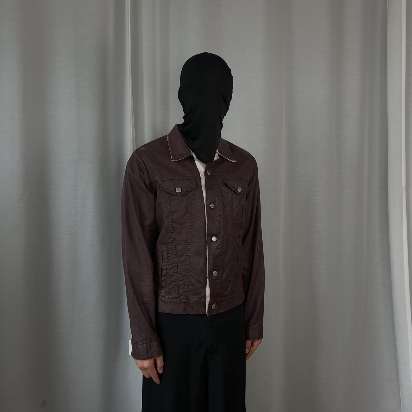 Dries Van Noten Waxed Over Dye Trucker Jacket - AW14