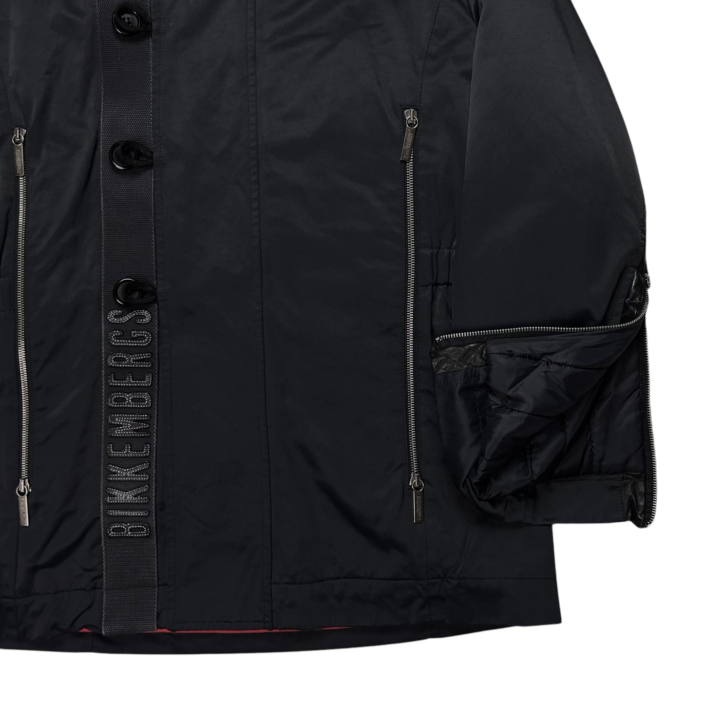 Dirk Bikkembergs Coated Multi Zip Duffle Parka