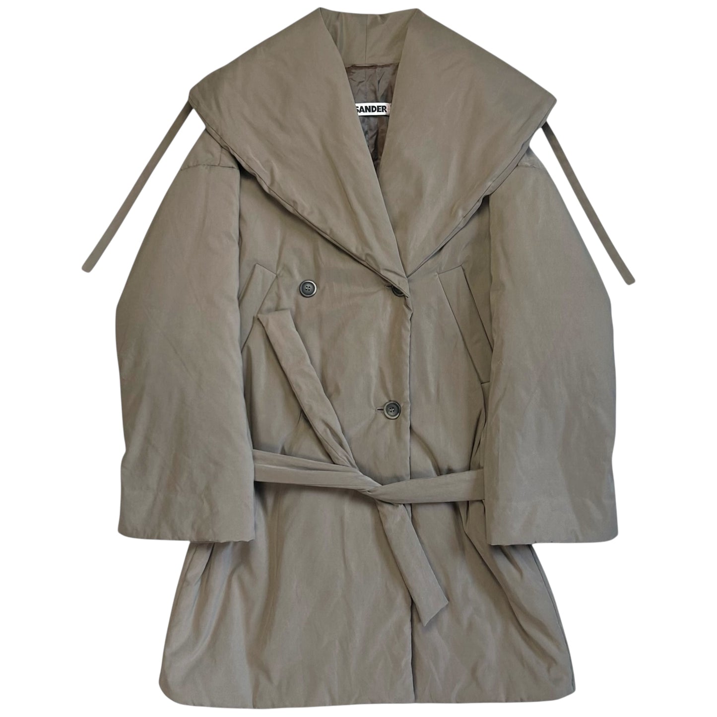 Jil Sander+ Padded Belted Shawl Coat