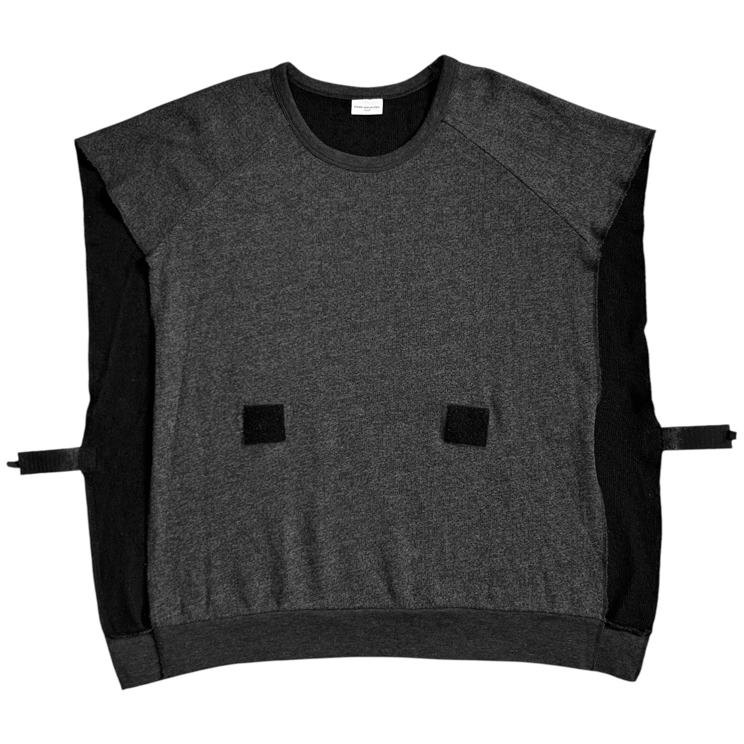 Dries Van Noten Velcro Strap Sleeveless Sweater - SS13