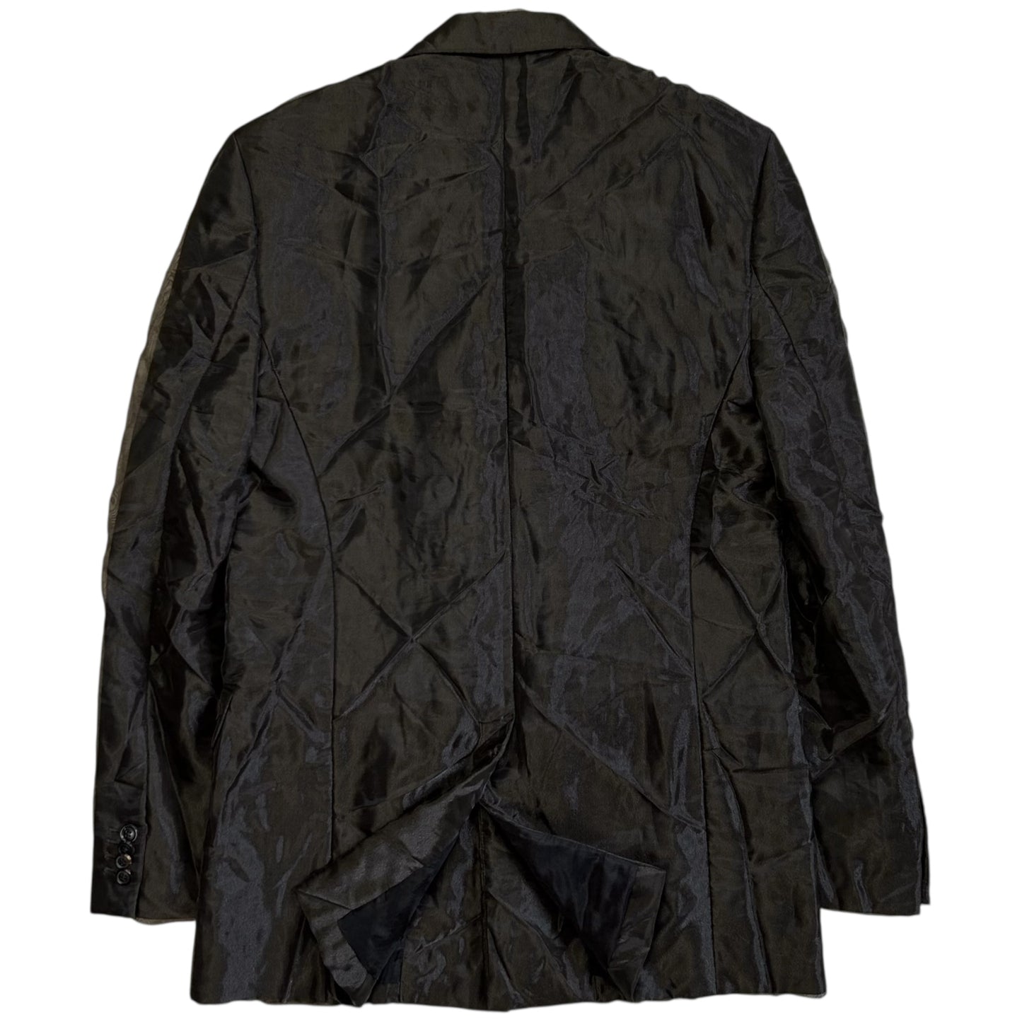 Y/Project Wrinkled Organdy Layer Sample Blazer - SS20