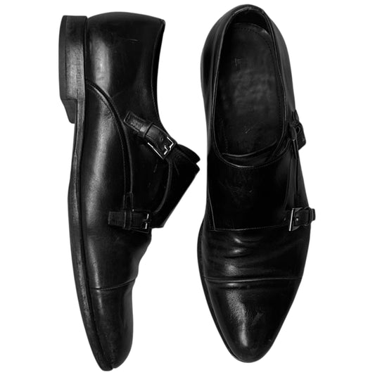 Prada Dual Monk Strap Derbies