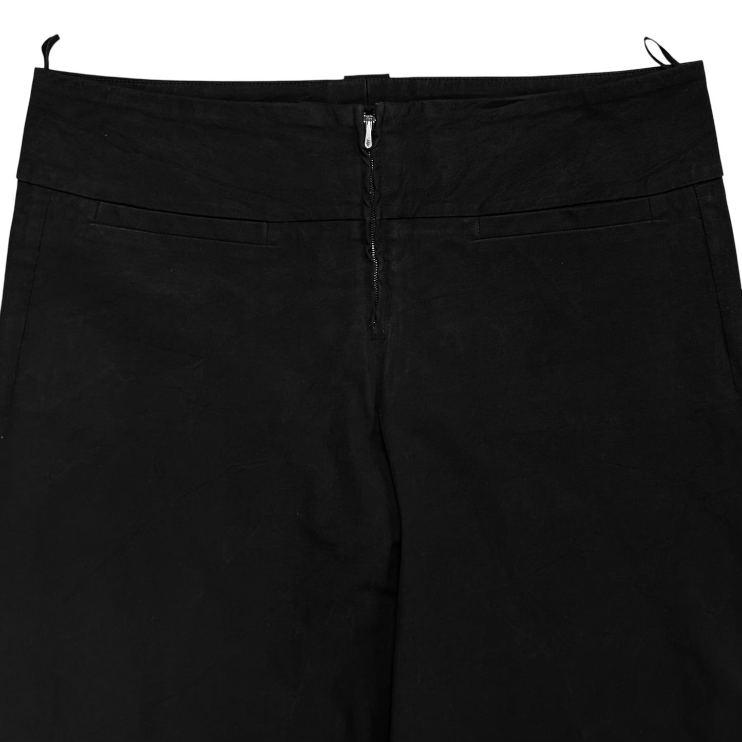 Jil Sander Wide Waist Zip Work Pants