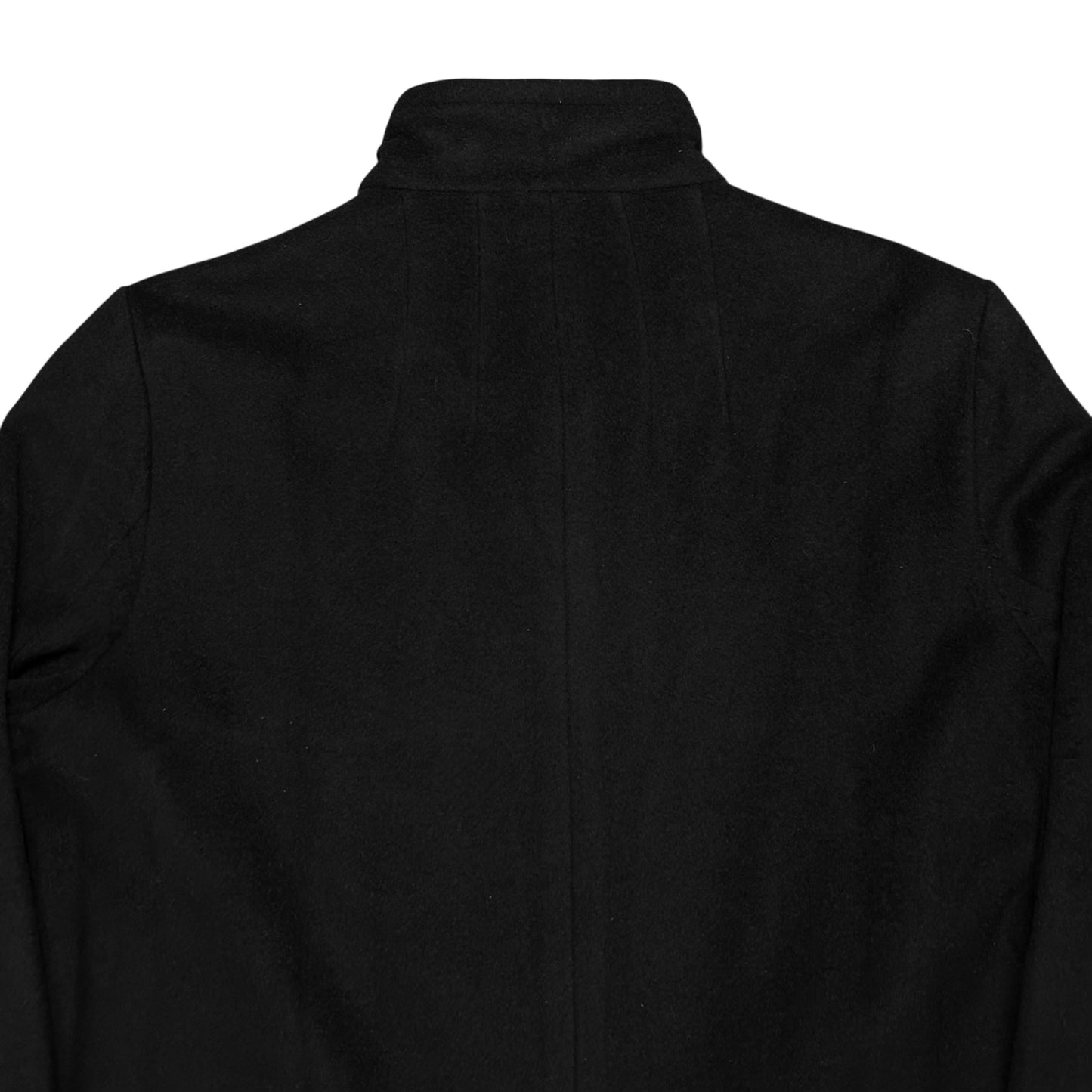Balenciaga Panelled High Neck Wool Coat