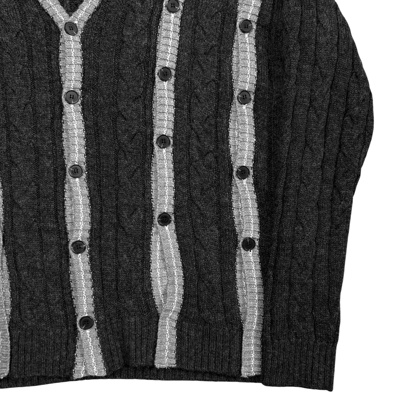 Y/Project Multi Button Stripe Knit Cardigan - SS23