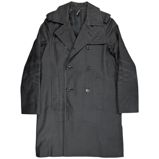 Dior Homme Short Double Breasted Military Trench Coat - SS07