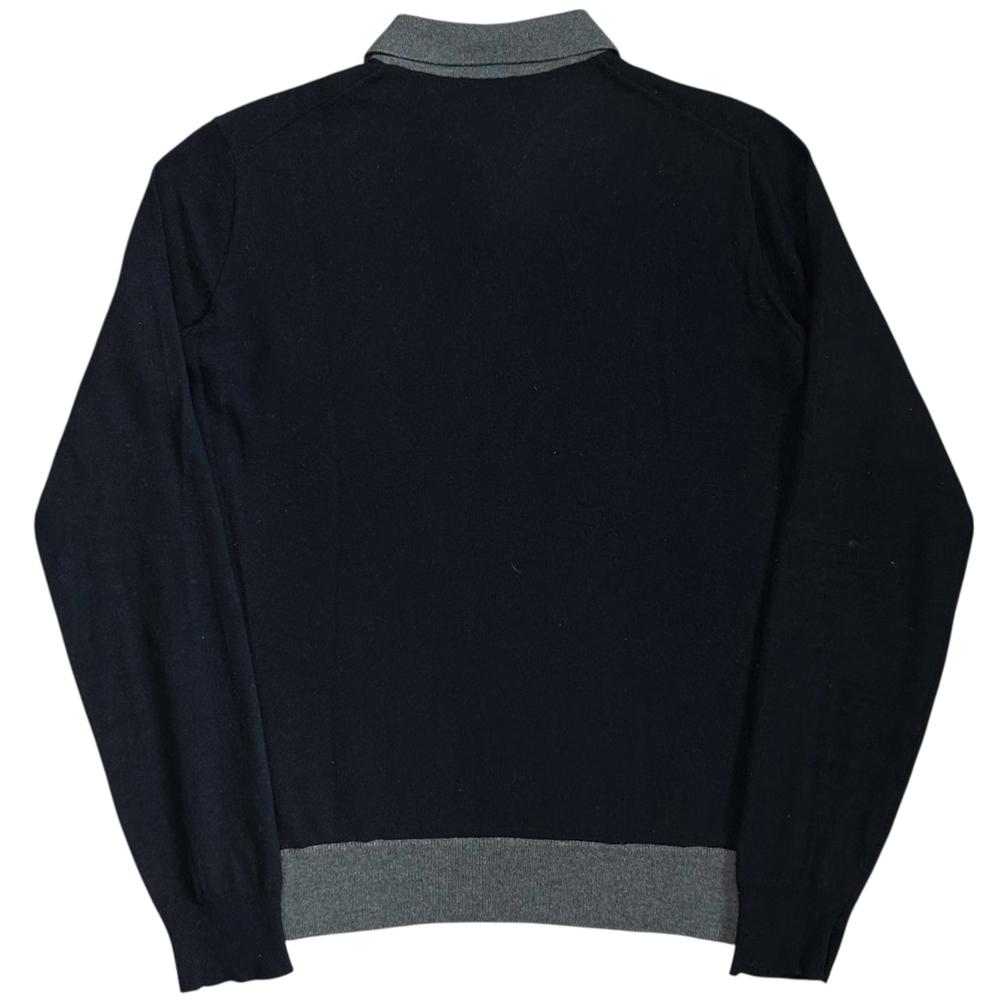 Jil Sander Contrasted Wool Polo Sweater - AW08
