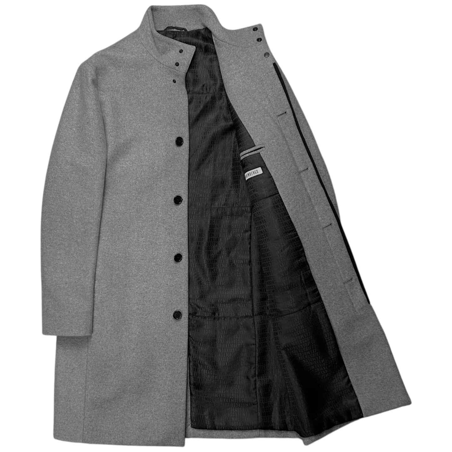 Dirk Bikkembergs Techncial Zip Wool Coat