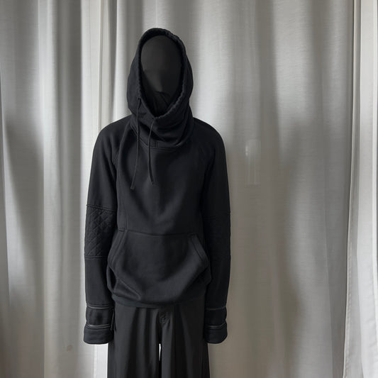 Helmut Lang Sleeve Zip Funnel Hood Sweater - SS08