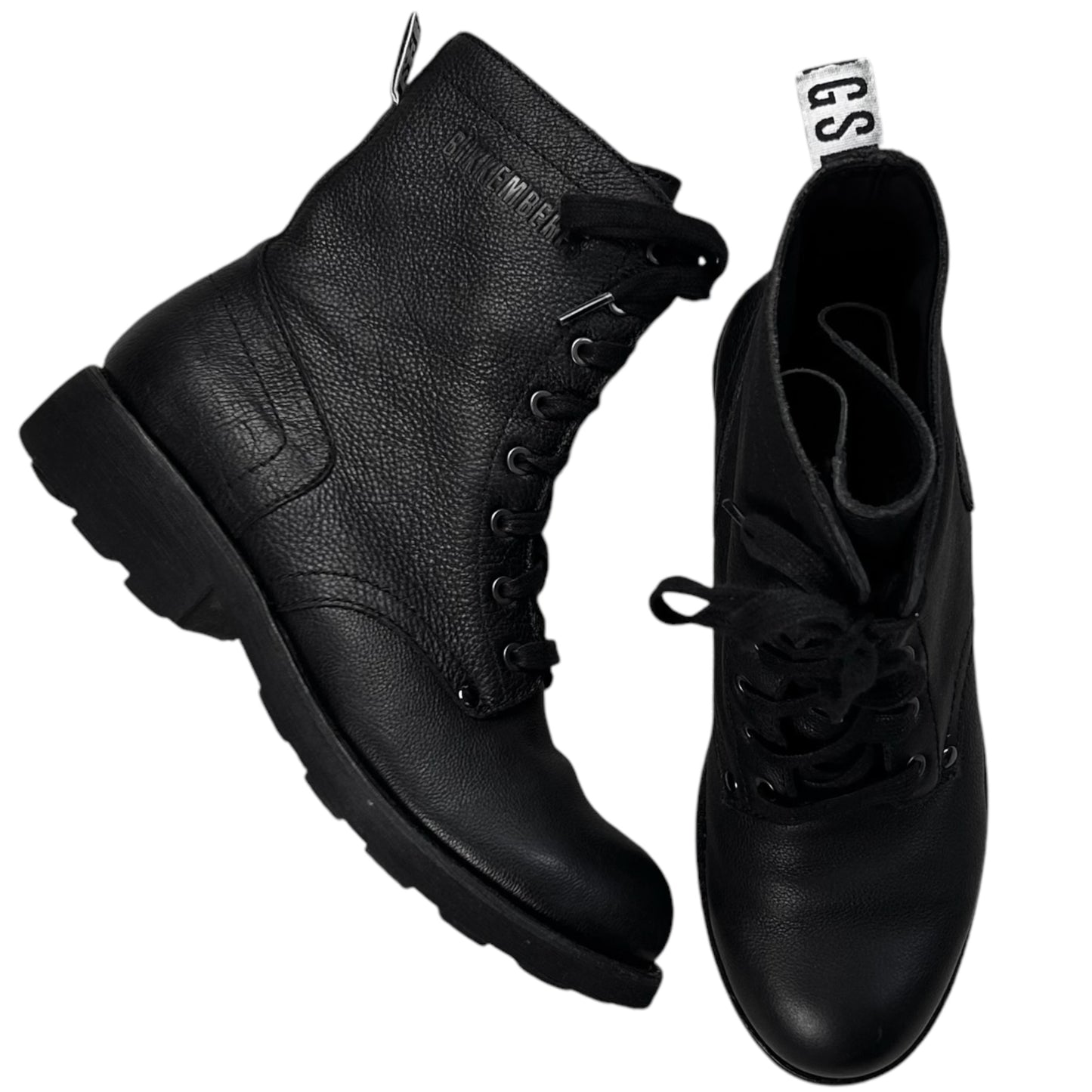 Dirk Bikkembergs Grain Studded Combat Boots
