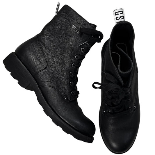 Dirk Bikkembergs Grain Studded Combat Boots