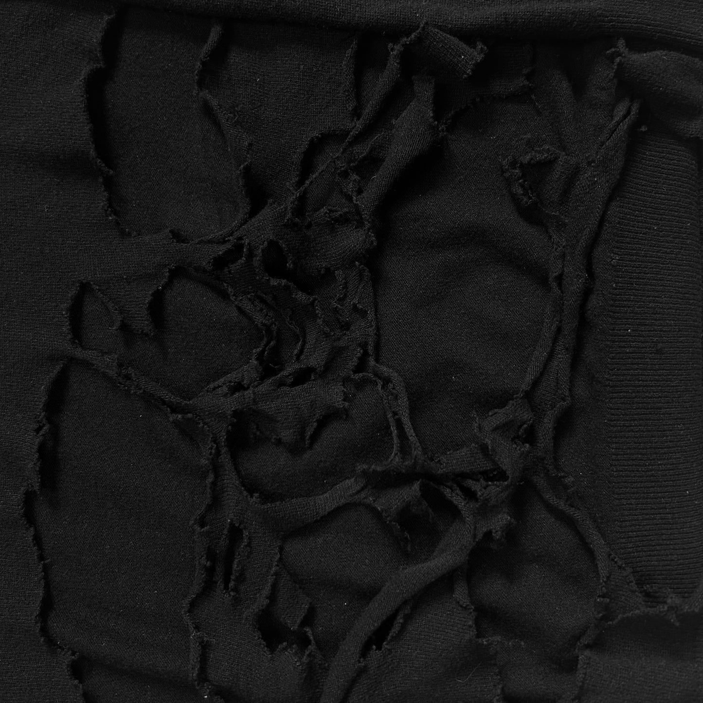 Comme des Garcons Homme Destroyed Turtleneck Sweater - AW04