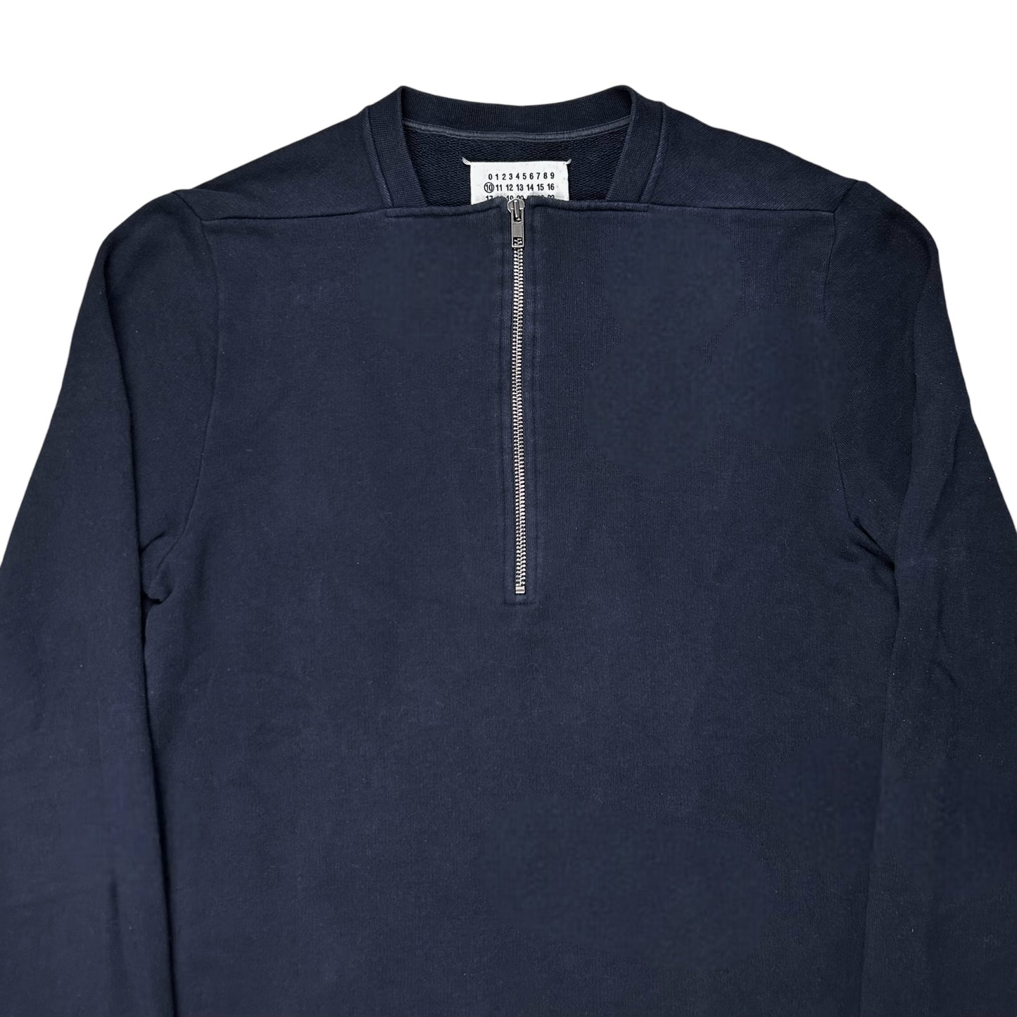 Maison Martin Margiela Deconstructed Half Zip Sweater - SS11