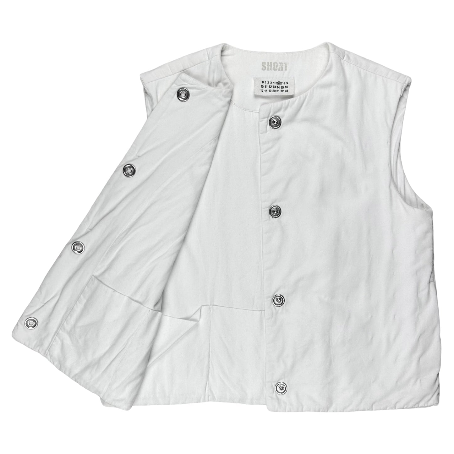 Maison Martin Margiela Cropped Detachable Scarf Vest