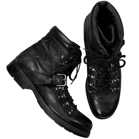 Prada Belted Buckle Stud Boots