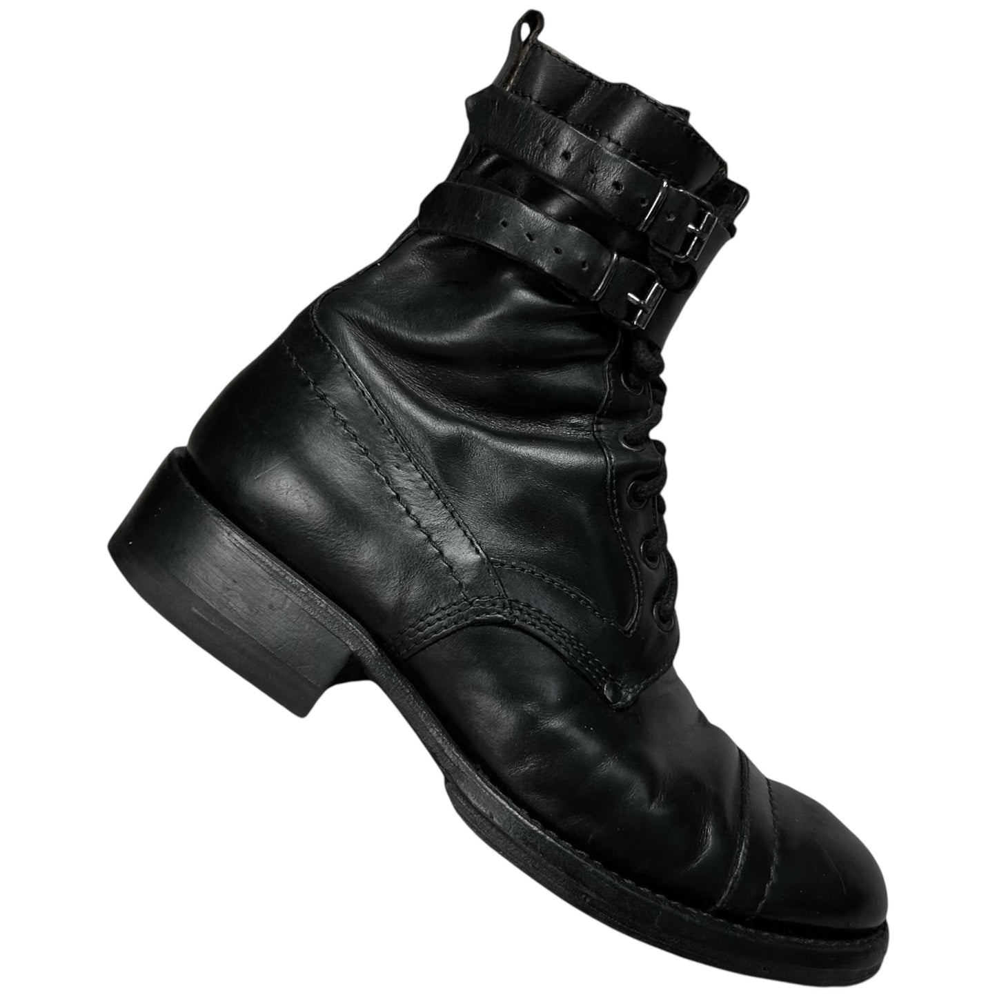 Dirk Bikkembergs Dual Belt Combat Boots
