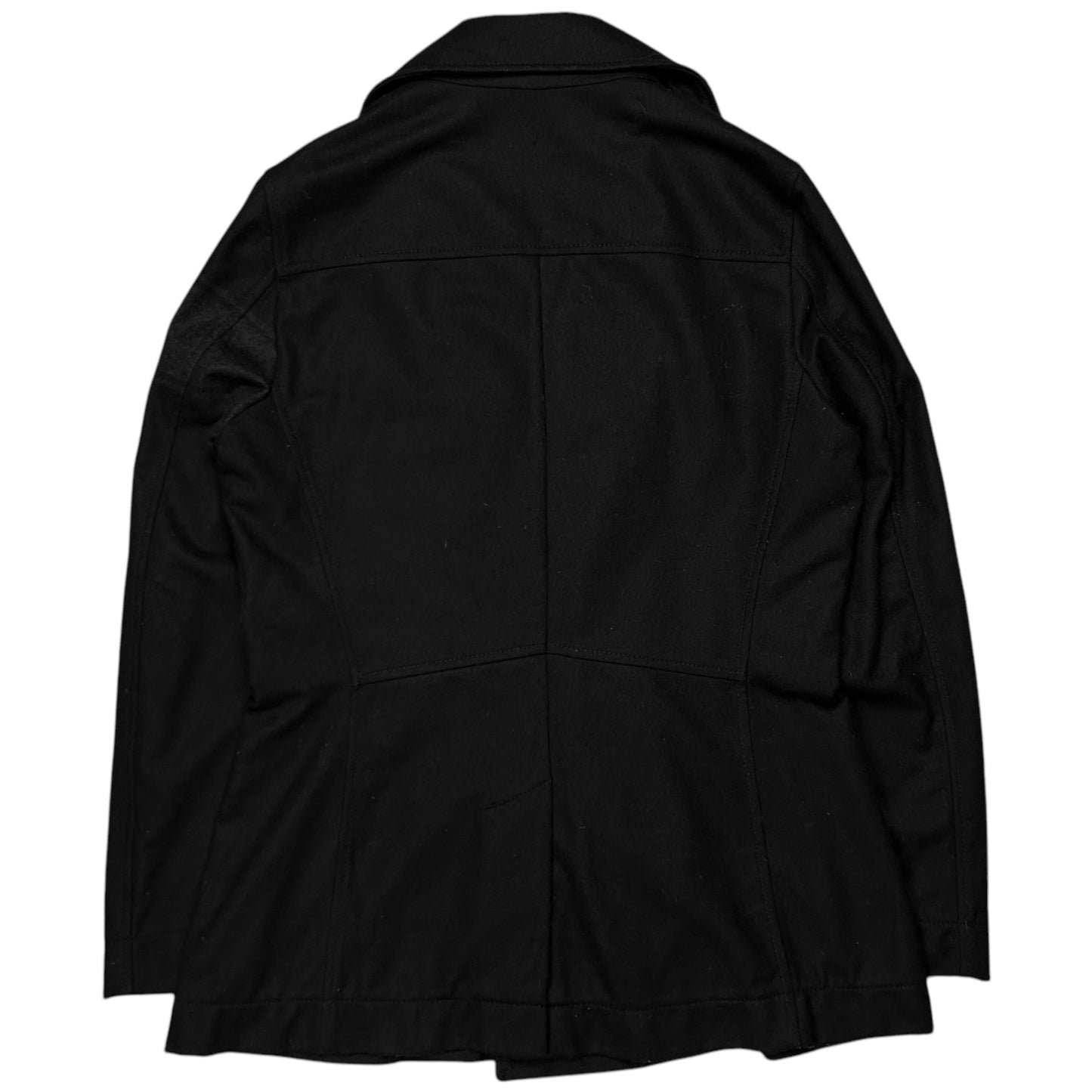 Dirk Bikkembergs Layered Double Breasted Wool Jacket