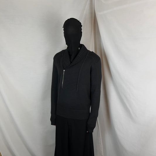 Dirk Bikkembergs Military Zip Knit Sweater - AW10