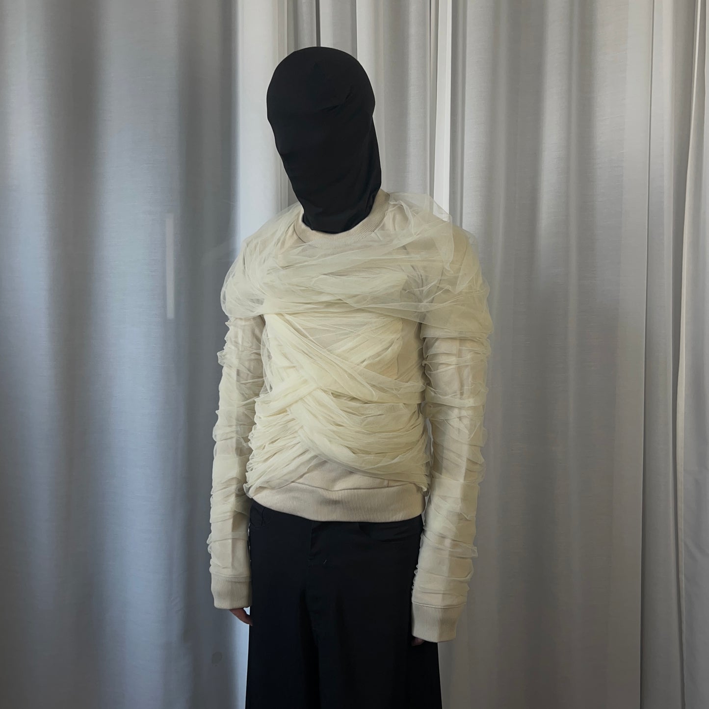 Y/Project Tulle Wrapped Sweater - SS18