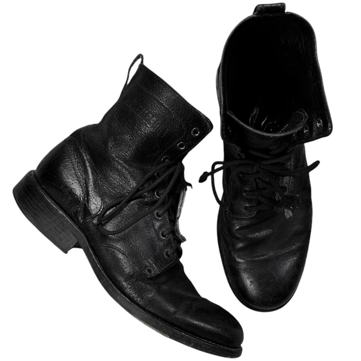 Dirk Bikkembergs Distressed Combat Boots