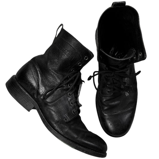Dirk Bikkembergs Distressed Combat Boots