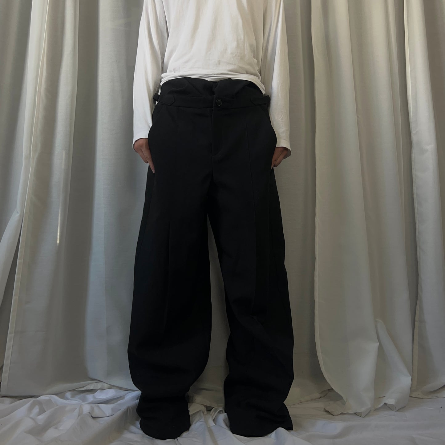 Y/Project Pop Up Double Waist Sample Trousers - SS19