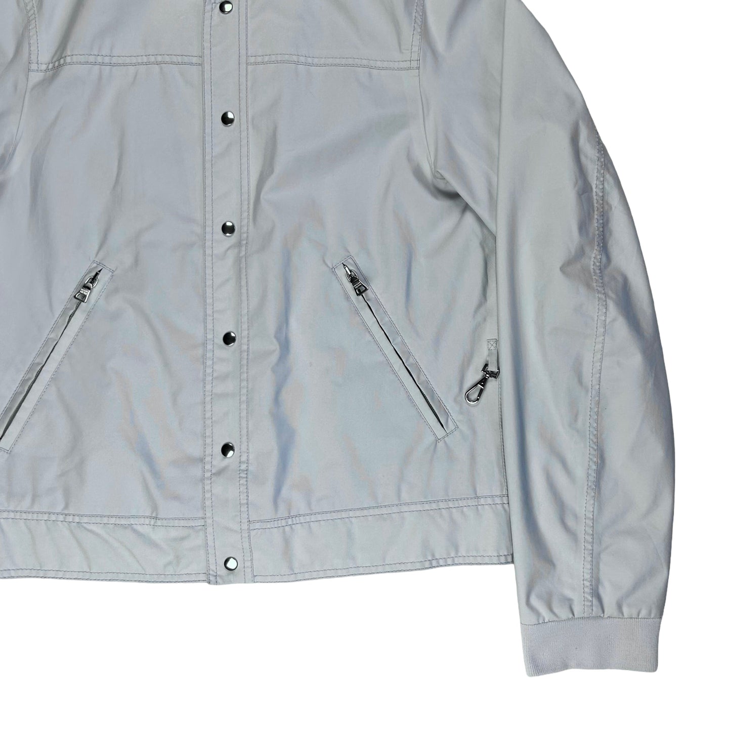 Prada Carabiner Snap Bomber Jacket