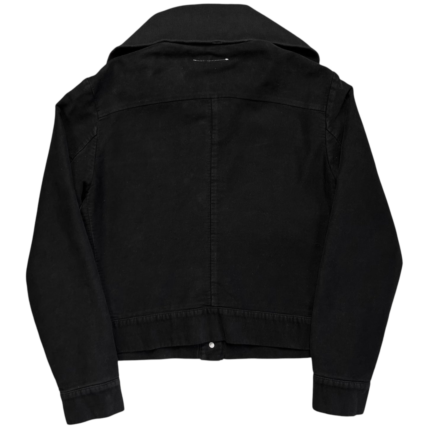 Maison Martin Margiela Zipped High Neck Snap Bomber Jacket - AW05