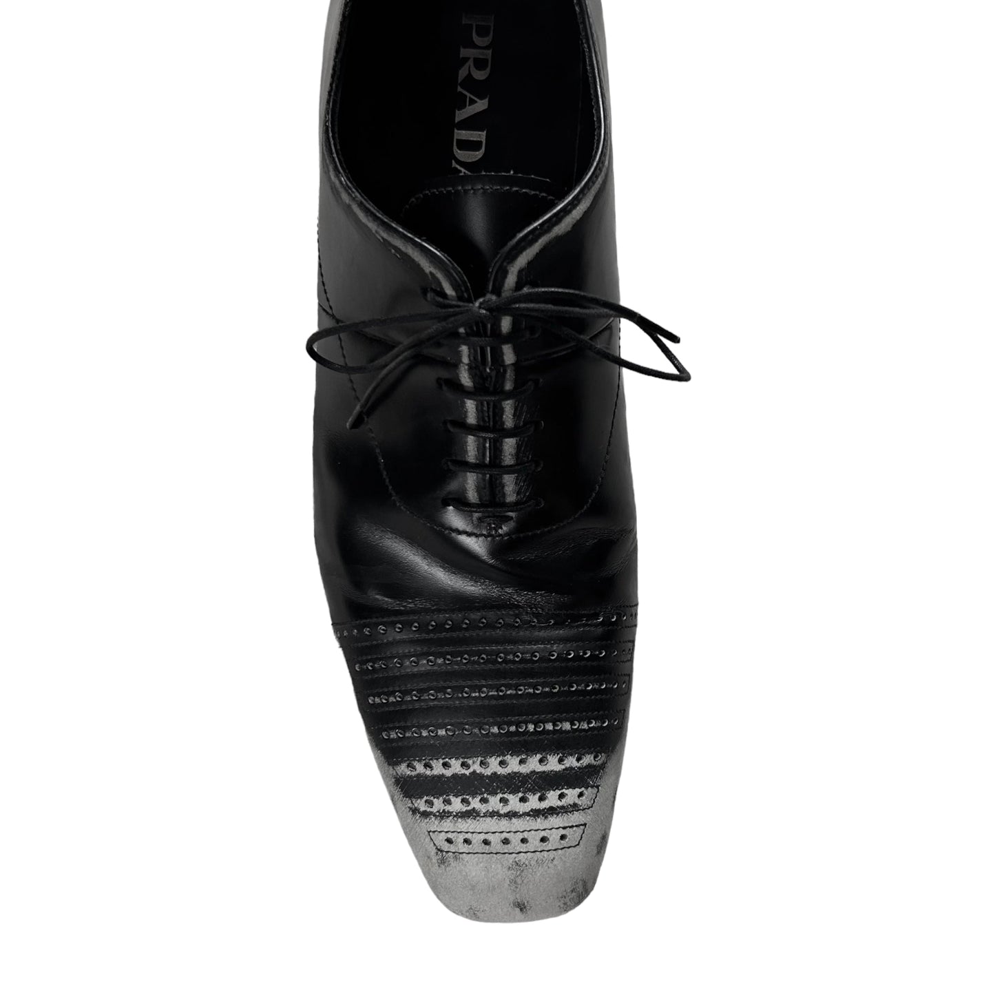 Prada Distressed Toe Derbies - AW07