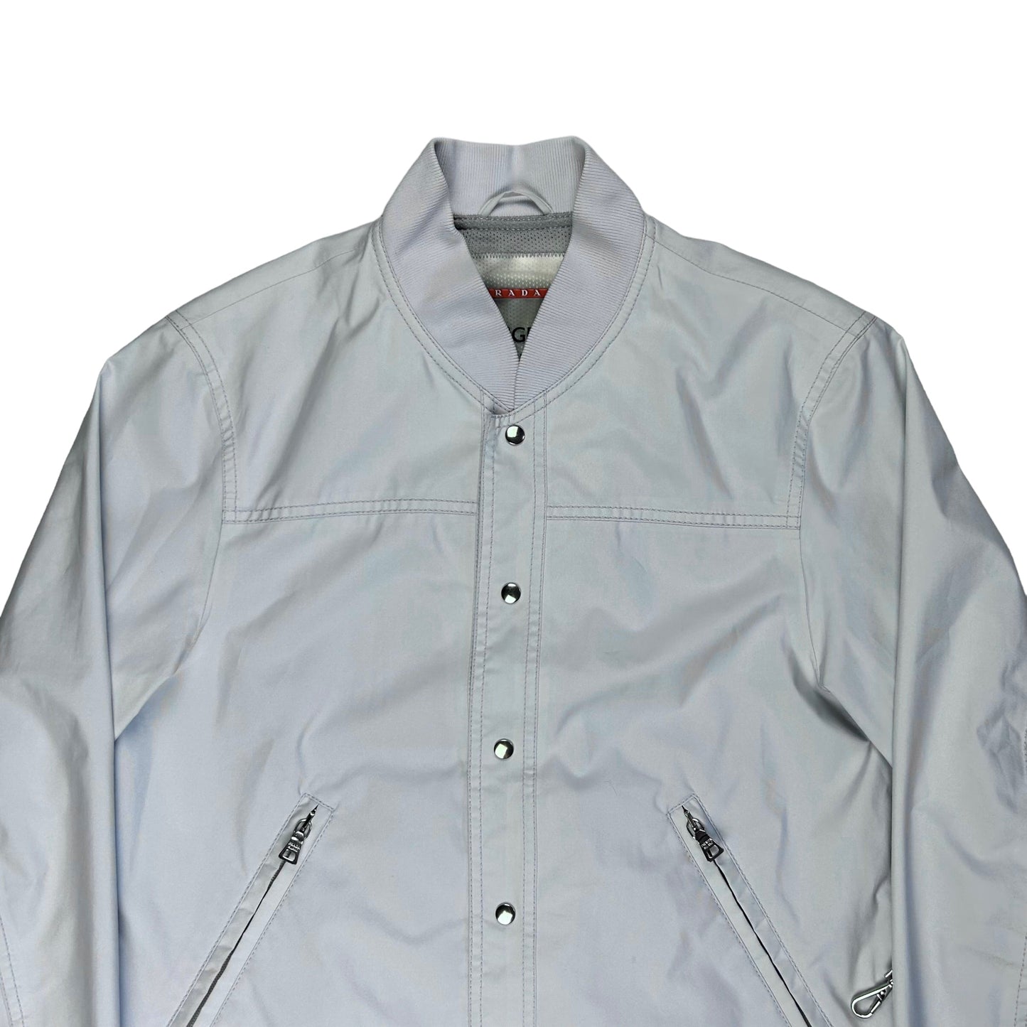 Prada Carabiner Snap Bomber Jacket