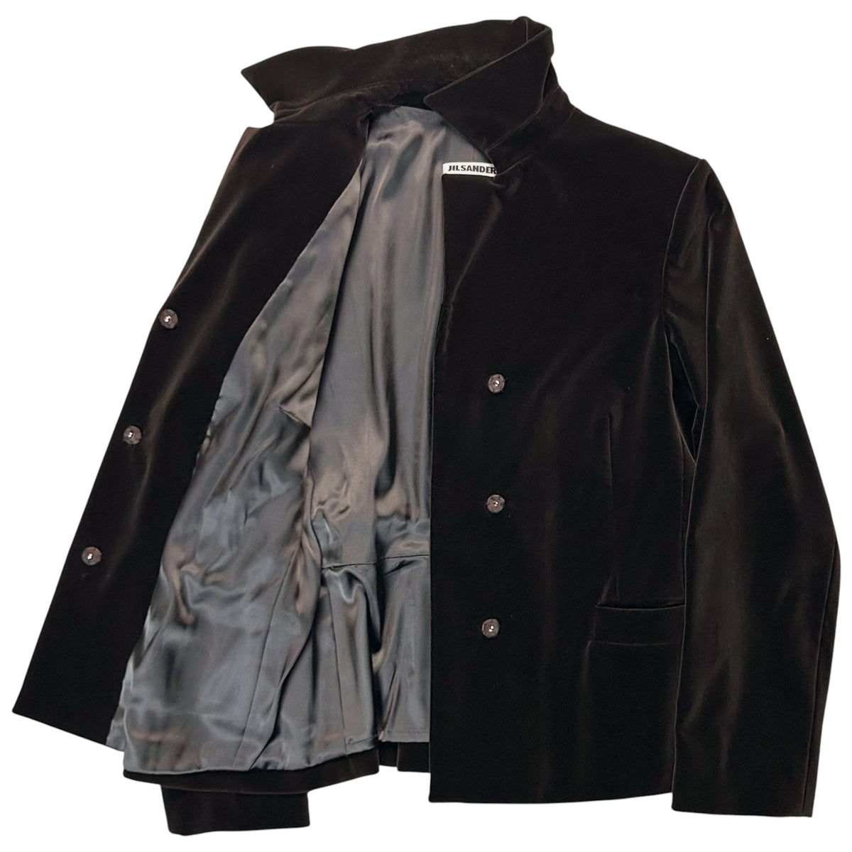 Jil Sander by Raf Simons Velour Snap Blazer - 00s