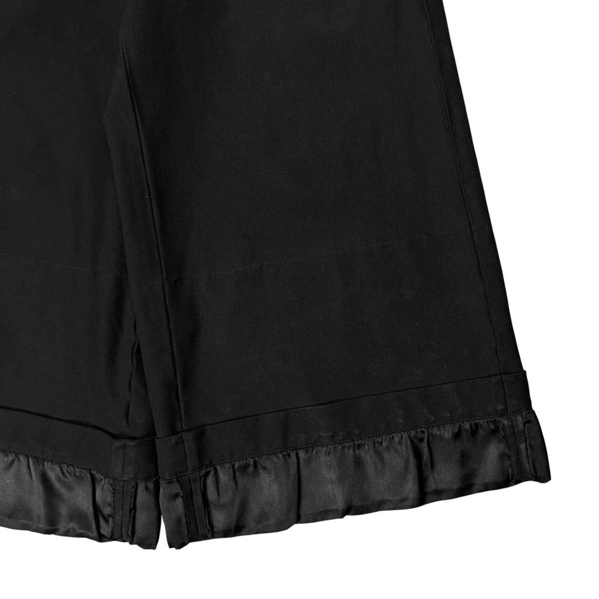 Comme des Garcons BLACK Turn Up Ruffle Shorts