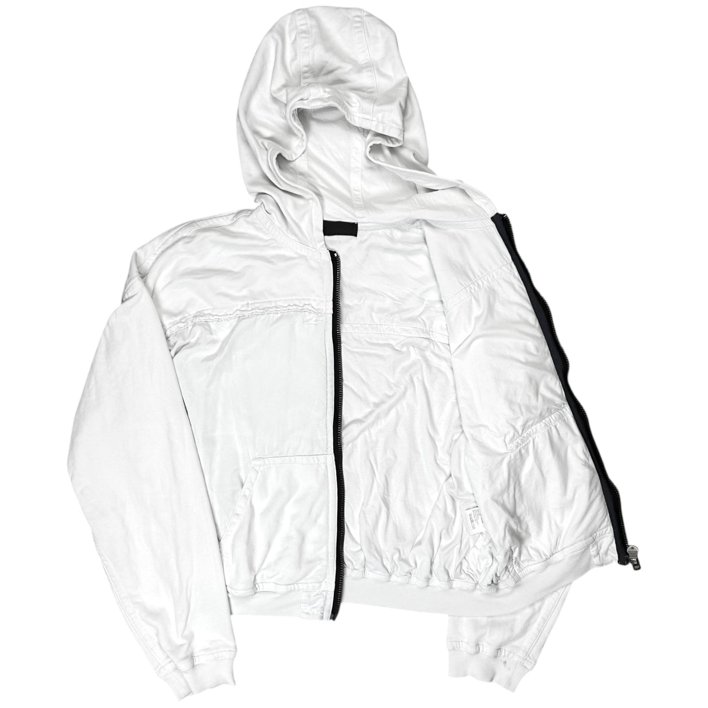 Haider Ackermann Distressed Panel Zip Hoodie - SS17