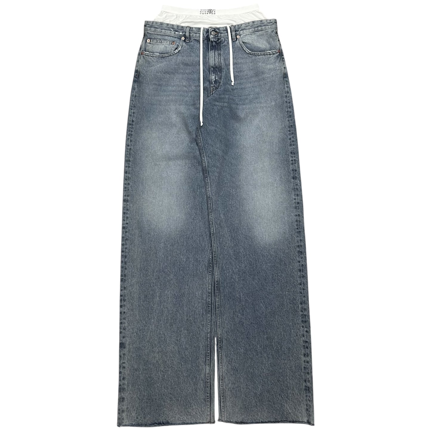 MM6 Maison Margiela Wide Boxershort Waist Jeans - AW23