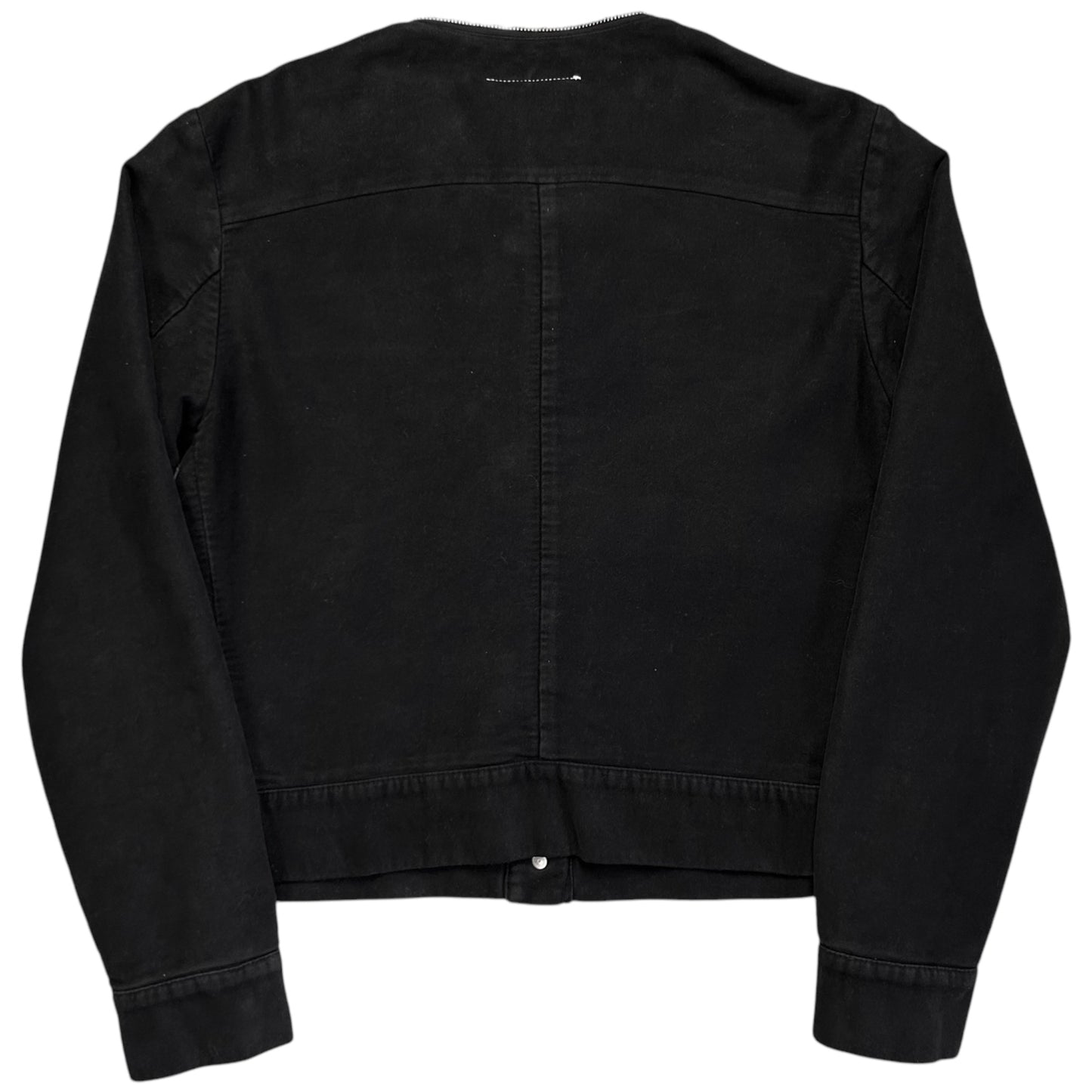 Maison Martin Margiela Zipped High Neck Snap Bomber Jacket - AW05