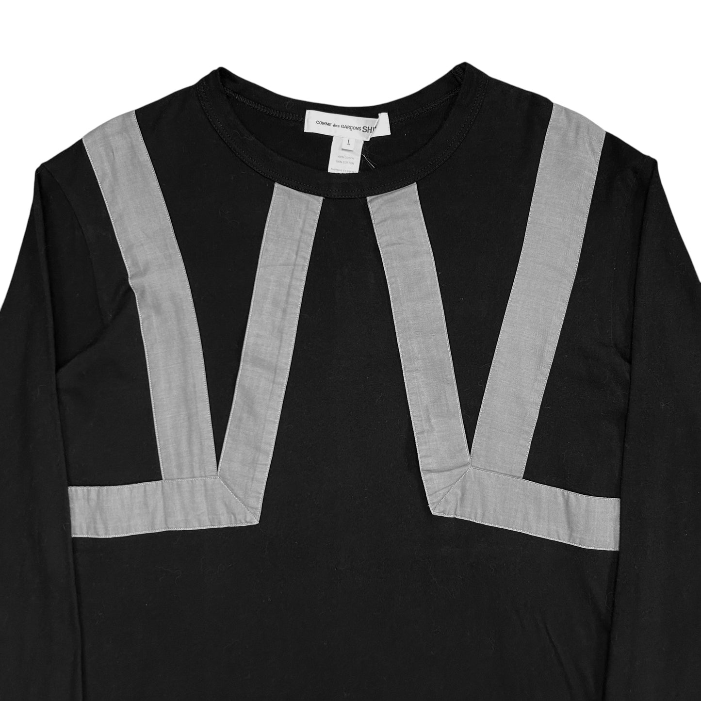 Comme des Garcons Shirt Contrast Bondage Strap Sweater - SS19