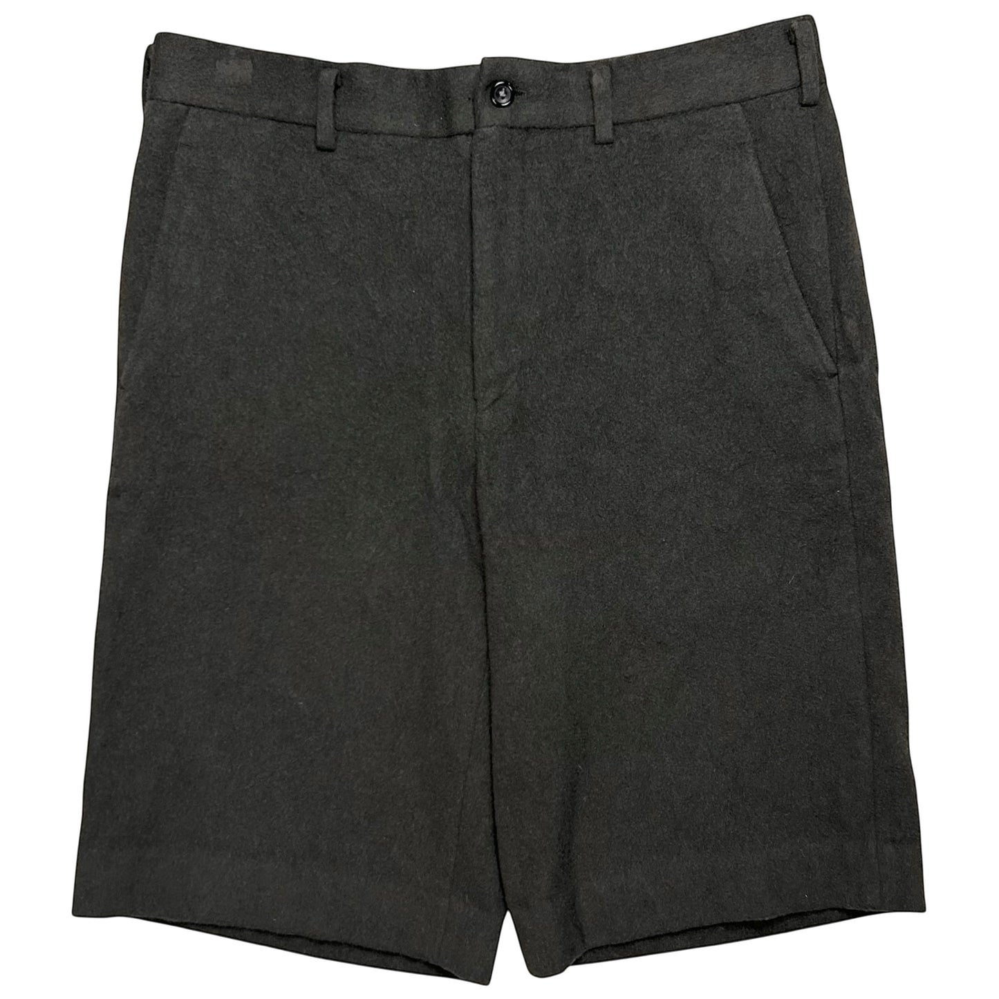 Comme des Garcons Homme Plus Brushed Wool Shorts - SS21