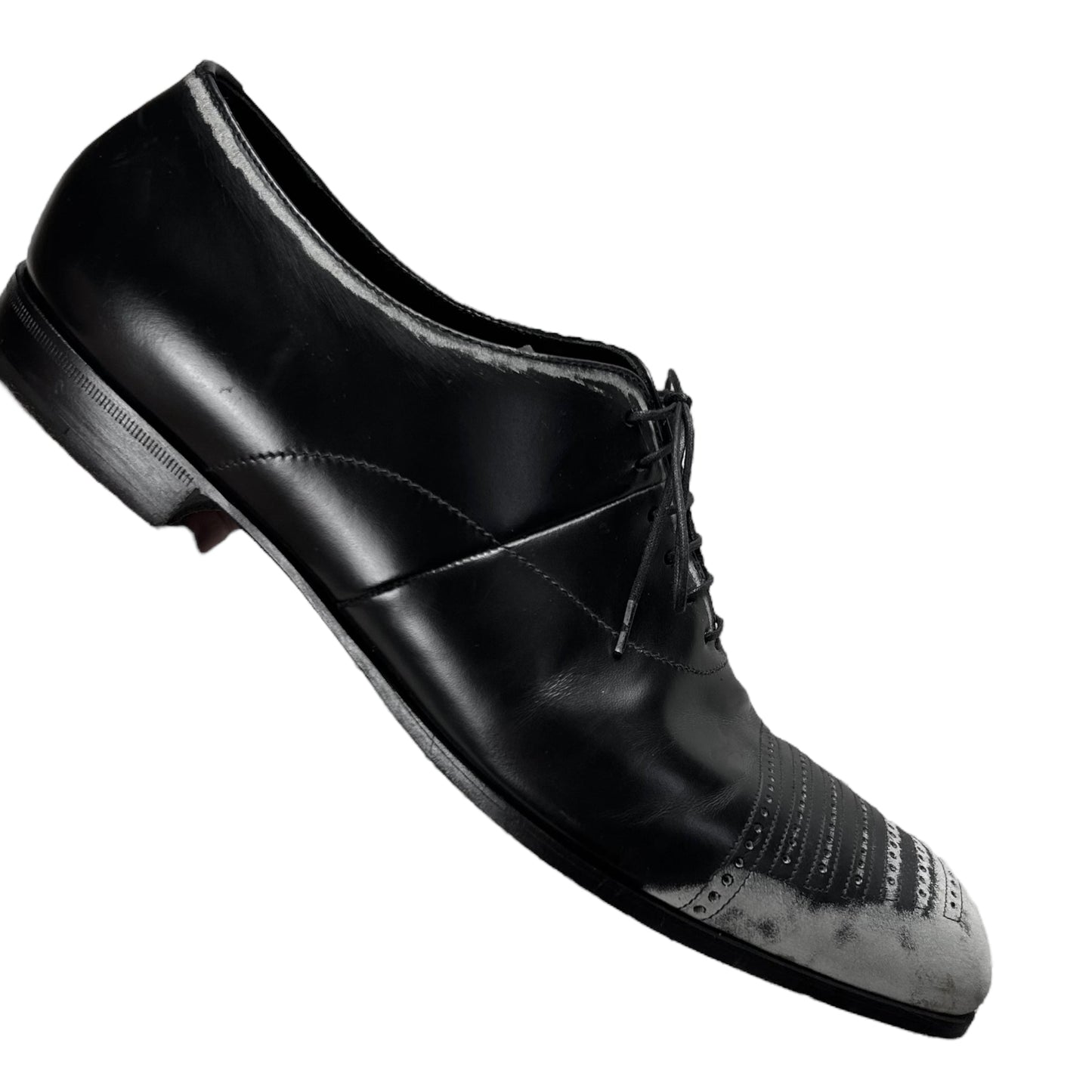 Prada Distressed Toe Derbies - AW07