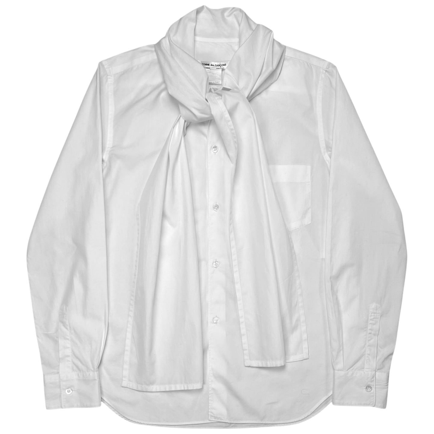 Comme des Garcons Collar Scarfed Shirt