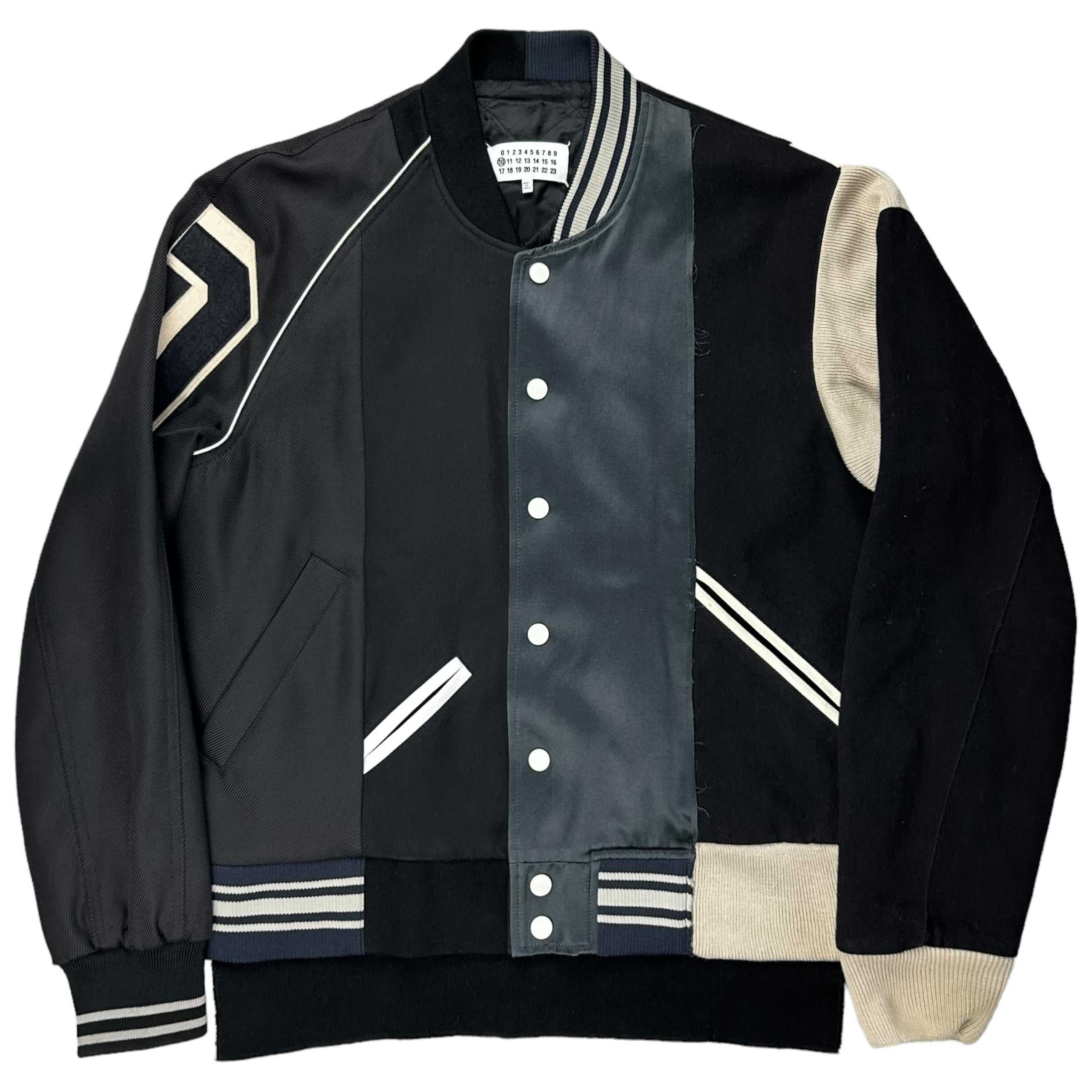 Maison Margiela Patchwork Varsity Bomber Jacket - SS15 – Vertical Rags