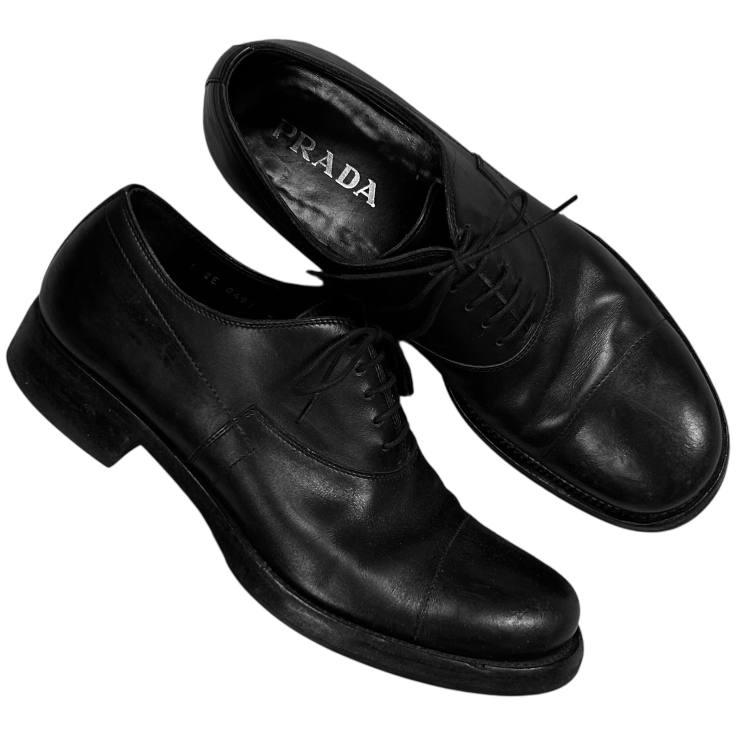 Prada Cap Toe Derbies