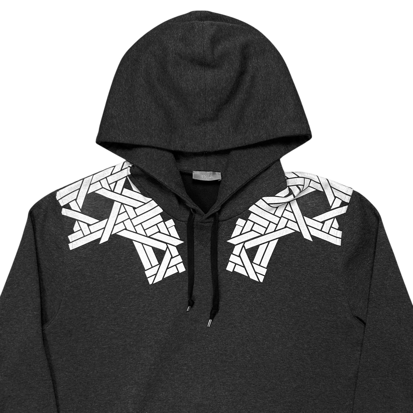 Dior Homme Nordic Pattern Shoulder Print Hoodie - SS08