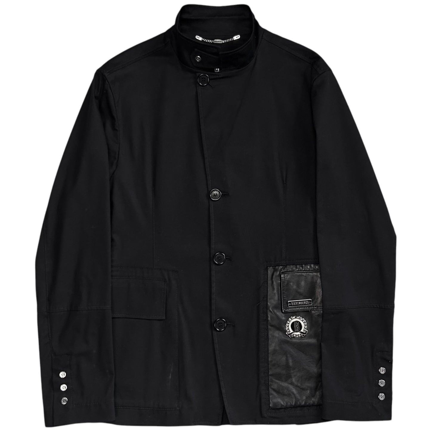 Dirk Bikkembergs Leather Pocket Blazer