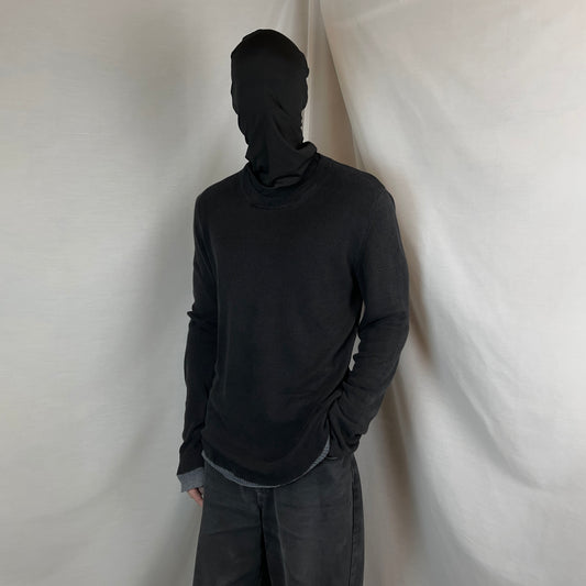 Maison Martin Margiela Layered Linen Silk Fisherman Sweater - SS15