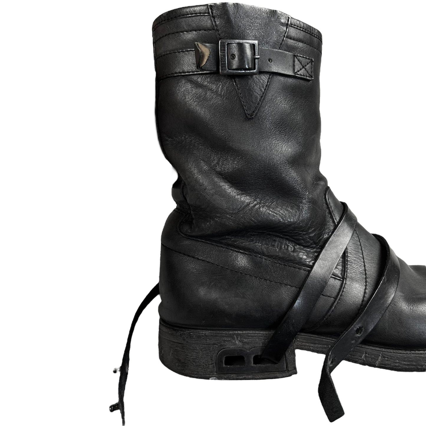 Dirk Bikkembergs Heel Strapped Buckle Boots