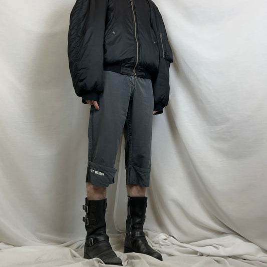 Maison Martin Margiela Turn Up Capri Rayon Shorts - SS02